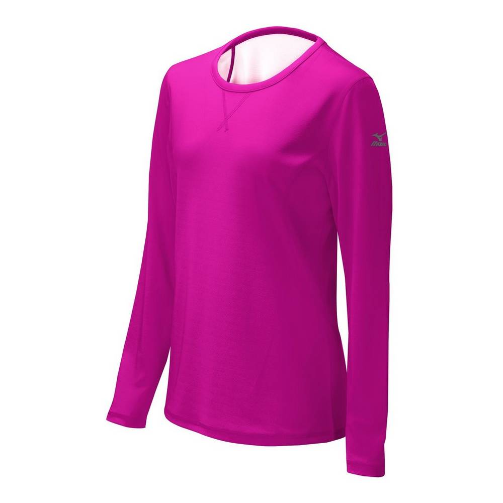 Damske Treningove Oblecenie Mizuno Core Dual Hybrid Ruzove/Biele Vypredaj DYOA54730